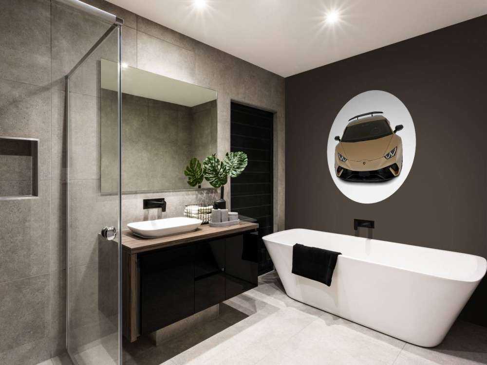 Lamborghini Huracán - Front from above, white