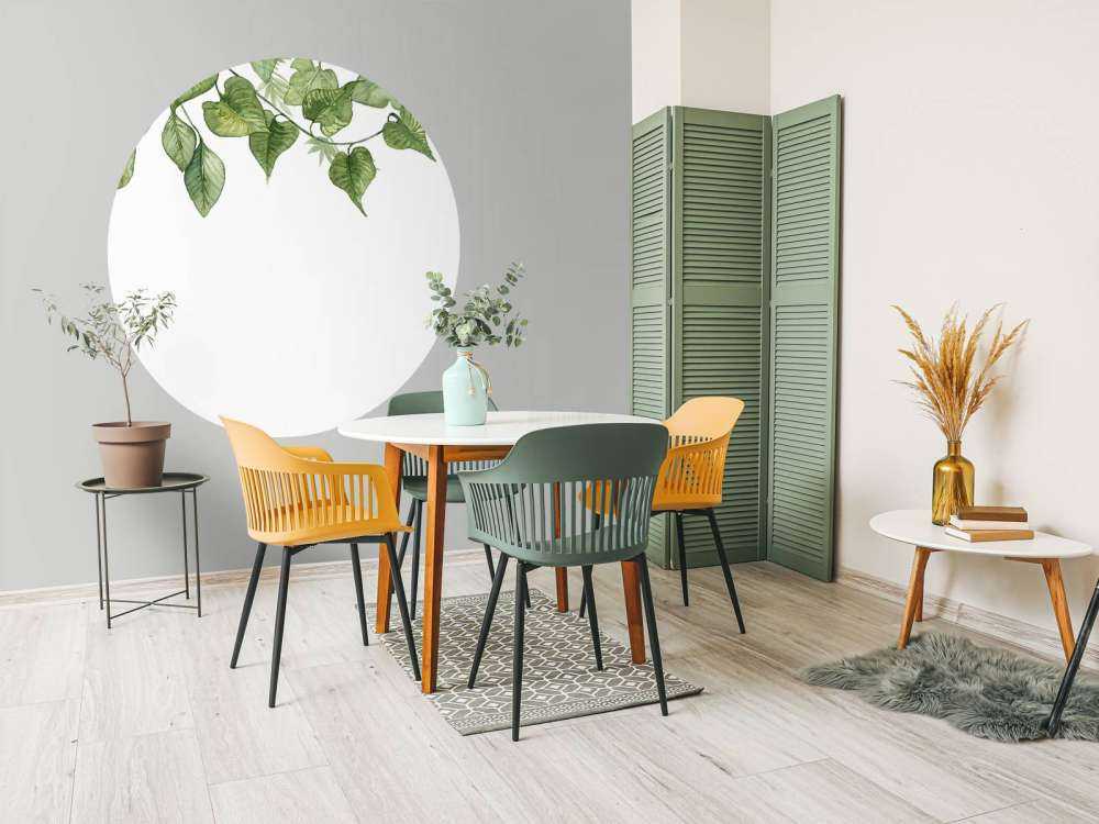 Hanging watercolour leaves