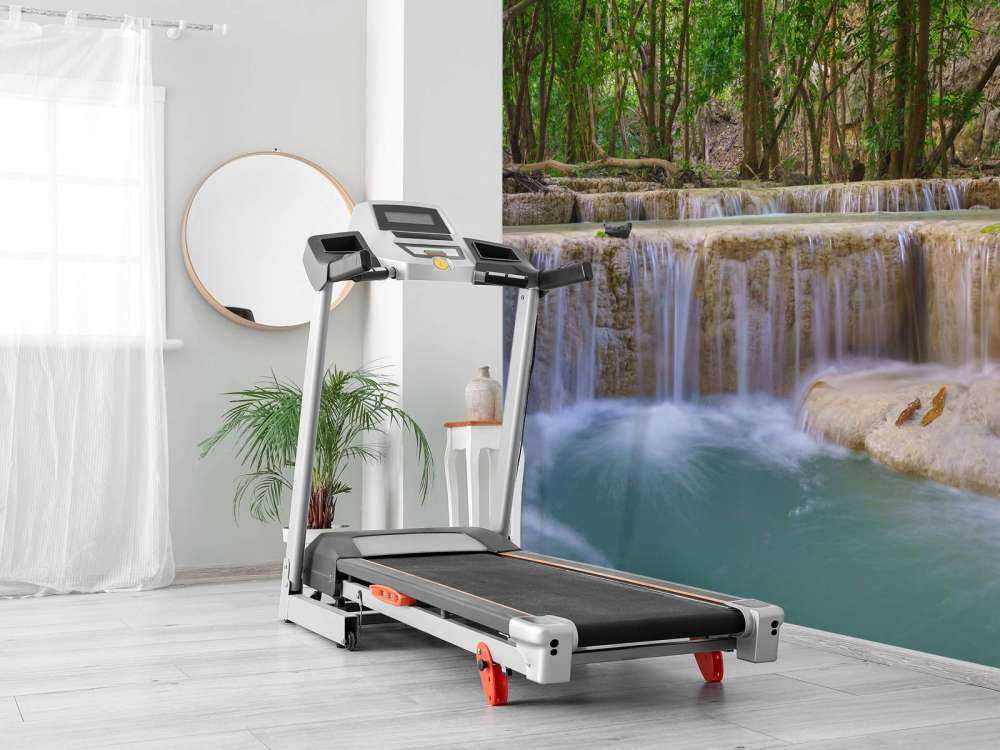 Waterfall in deep rainforest