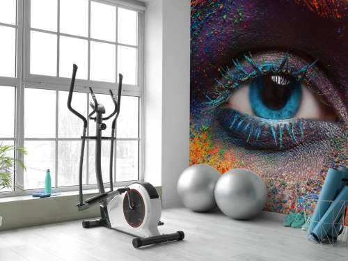 Colourful eye