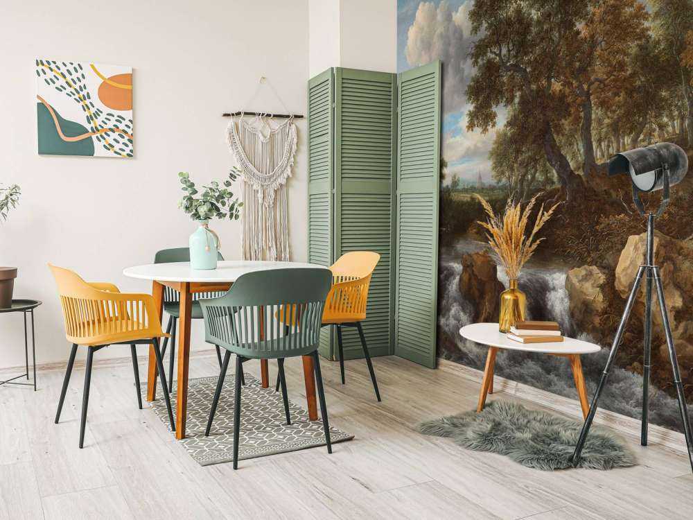 Landscape with waterfall