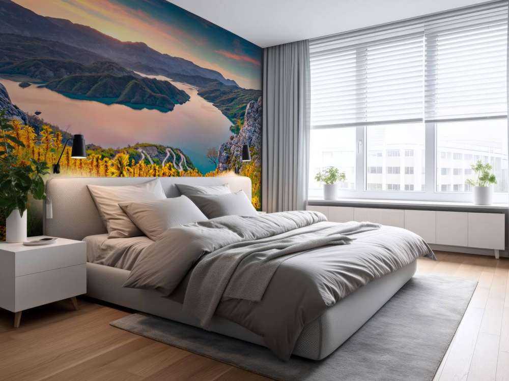 Sunrise on Lake Bovilla