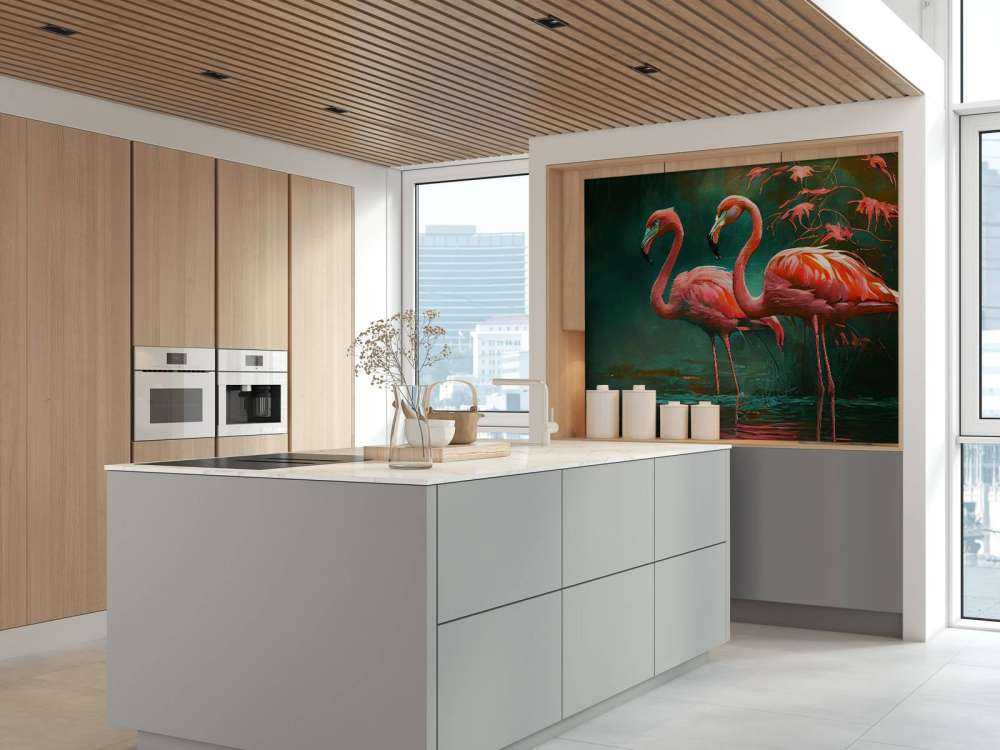 Flamingo Whispering Water