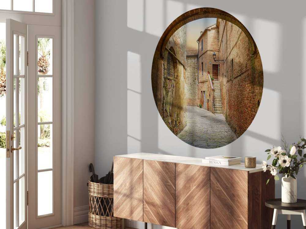 Narrow arched street