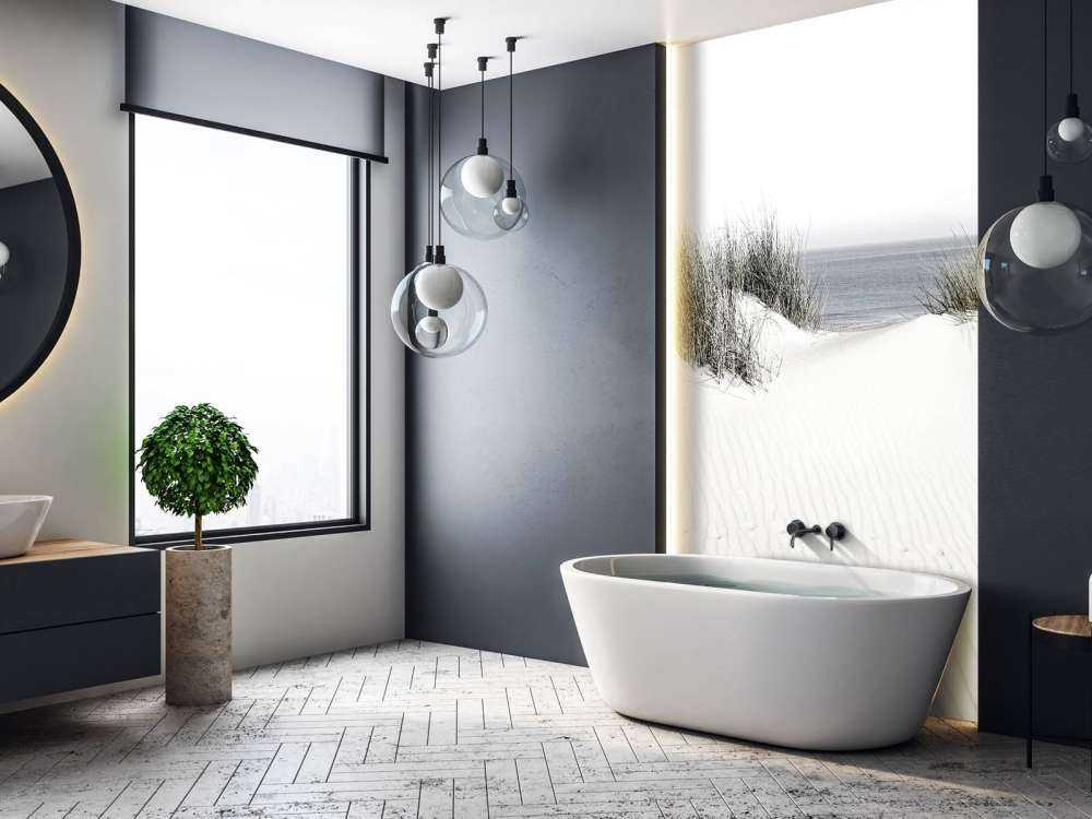 Dune passage to the beach black and white