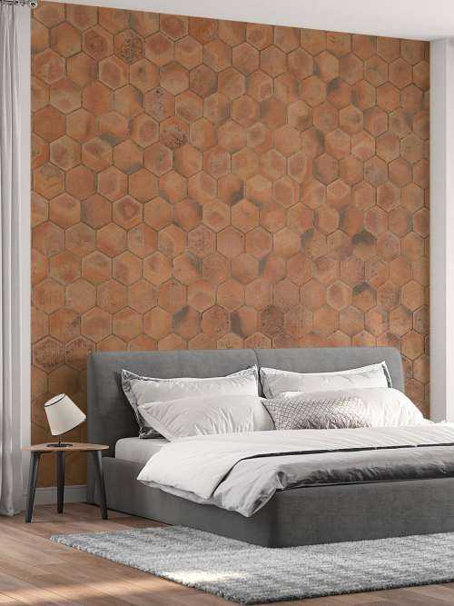 Unpolished stone floor