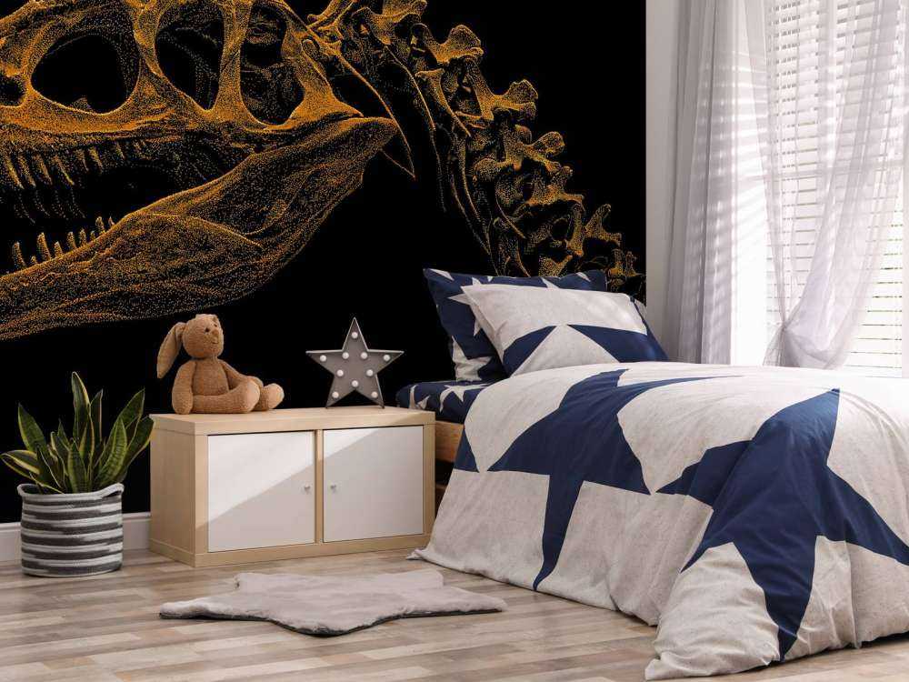 Skeleton of a dinosaur