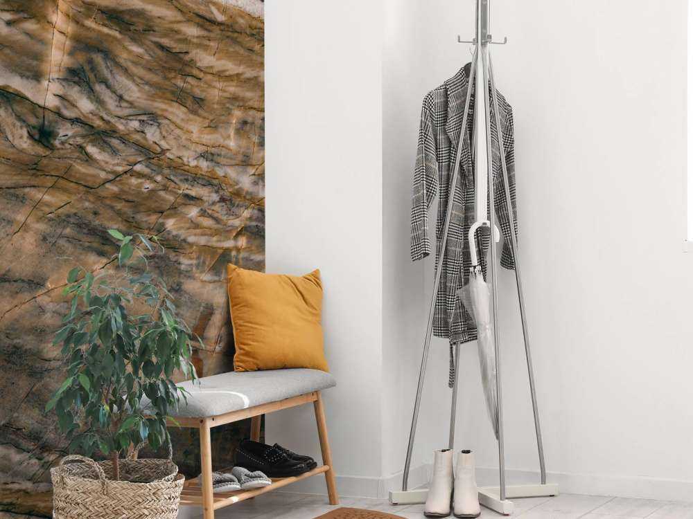 Marble with yellow tint