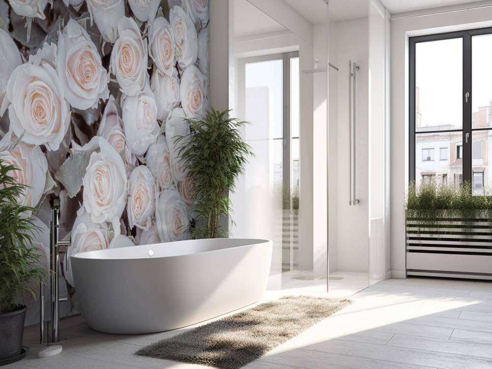 Light colored roses
