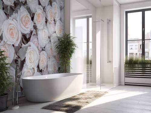 Light colored roses