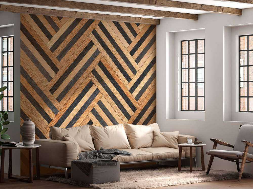 Herringbone of wood