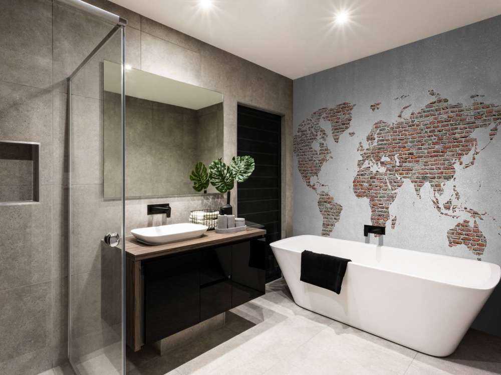 World map stones