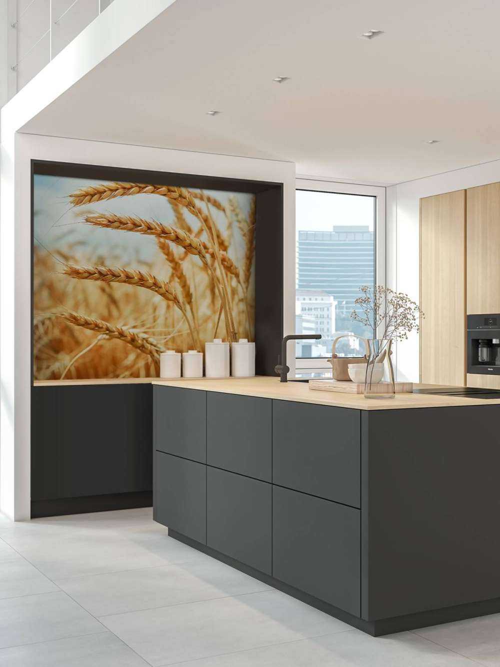 Close up of a cereal plant