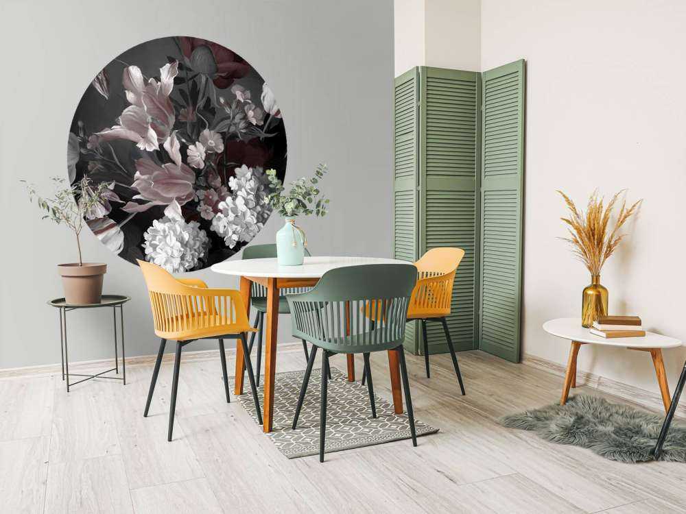 Bouquet with red tulips