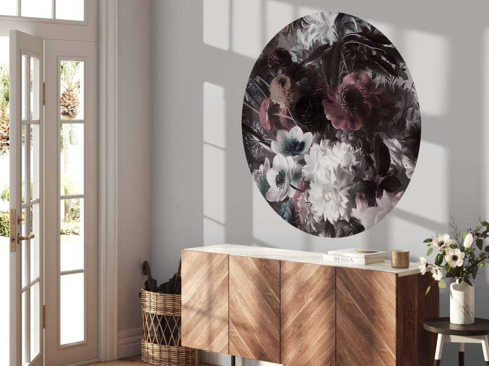 Big bouquet with orange anemones