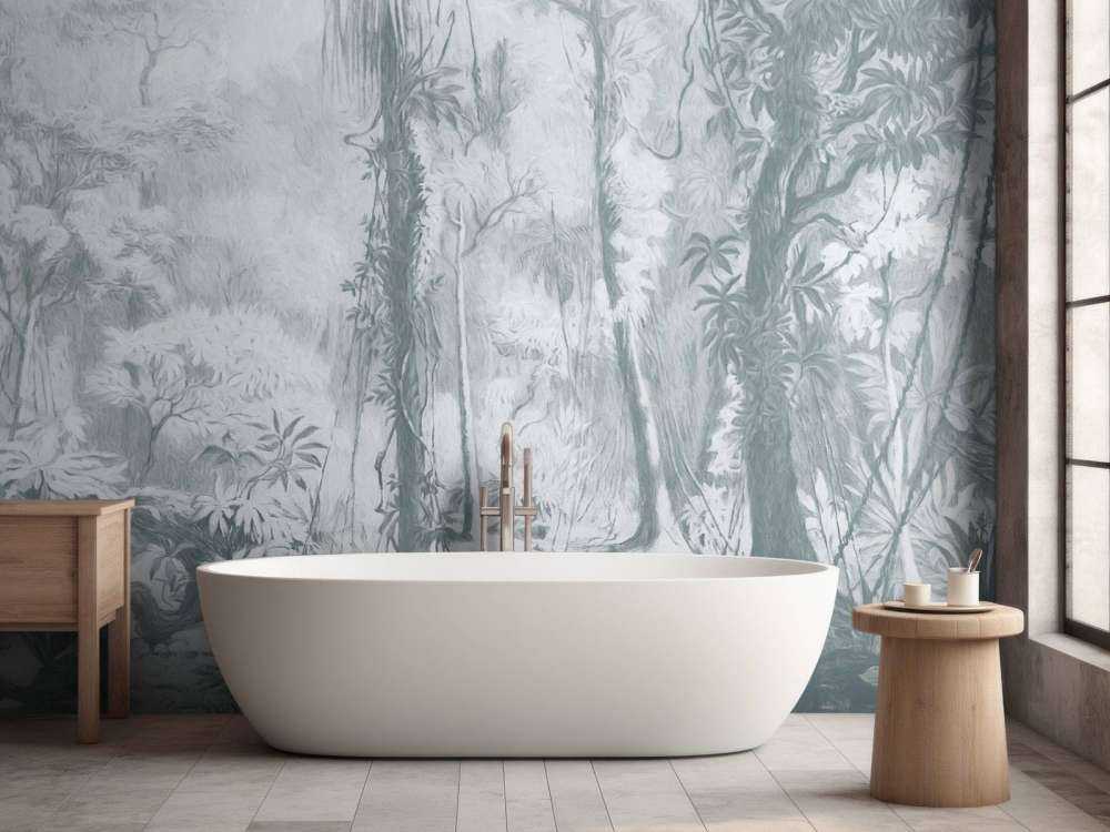 Tropical forest - blue