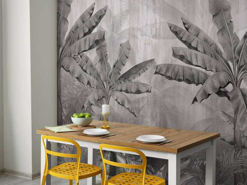 Tropical cloud palms