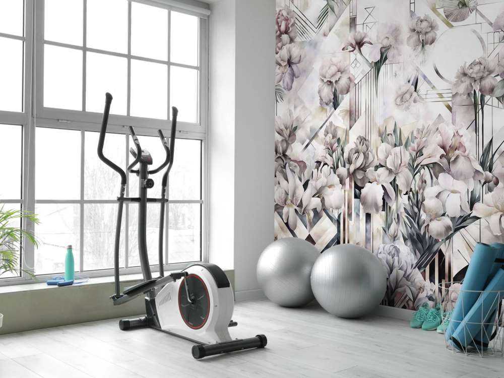 Huge Watercolor Irises Yellow