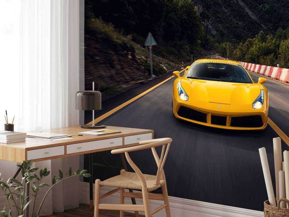 Speed through green mountain passes