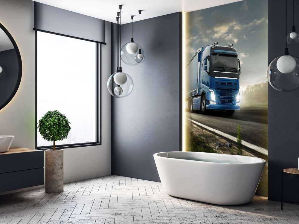 Photo wallpaper truck