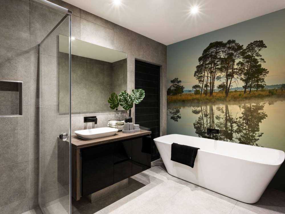 Reflection in woodland veins