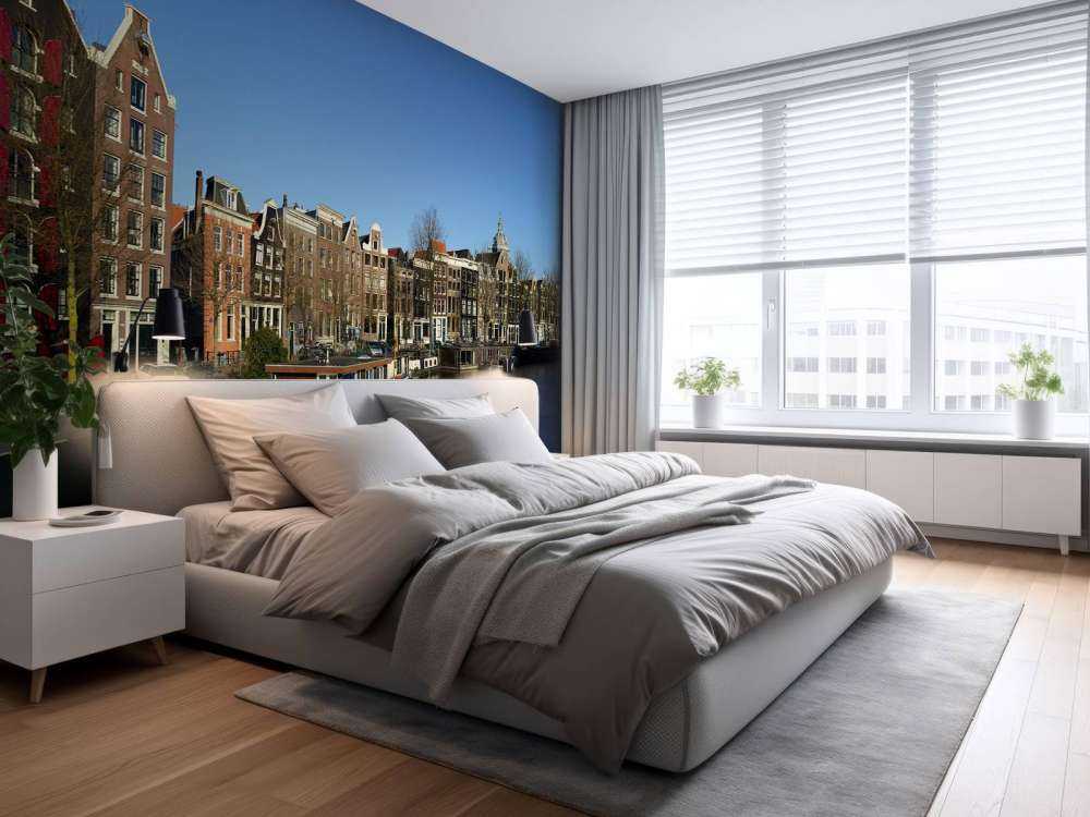 Houseboats along the canal