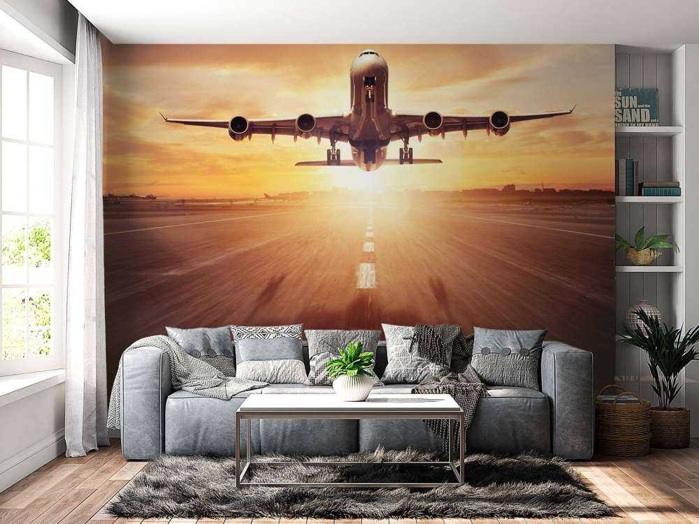 Photo wallpaper airplane