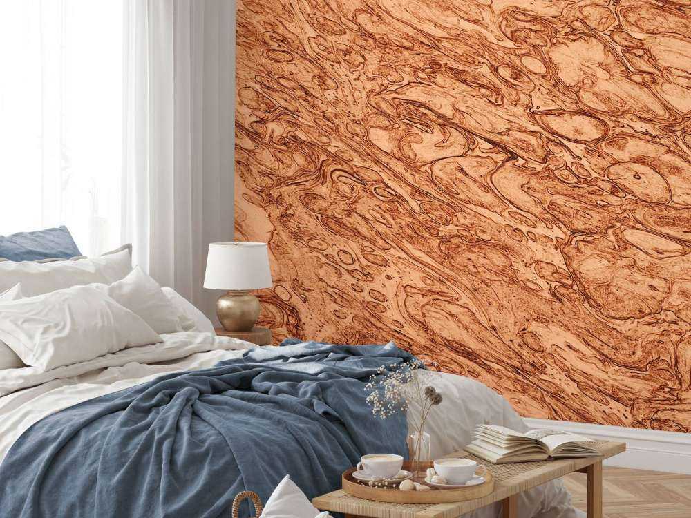 Molten copper background