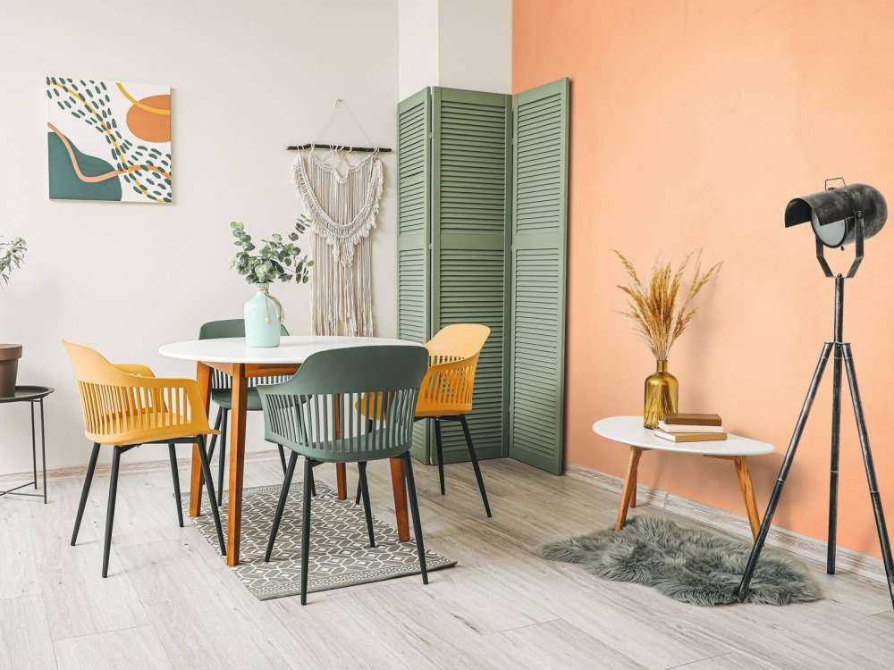 Light orange concrete