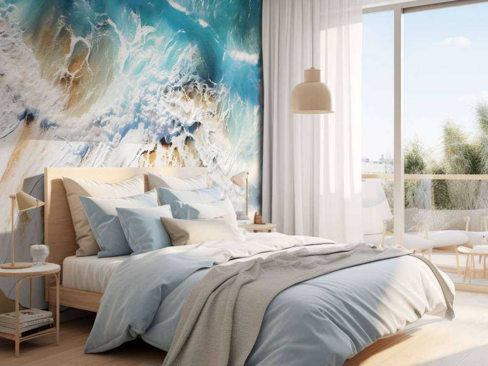 Turquoise Sea from Above