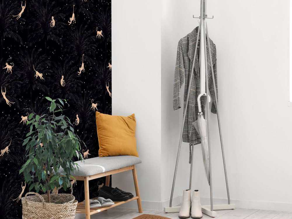 Tropical monkeys - black