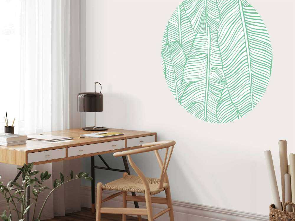 Leaf pattern green