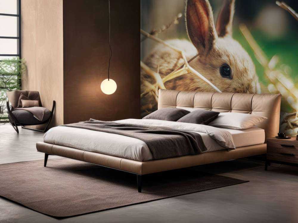 Rabbit in straw