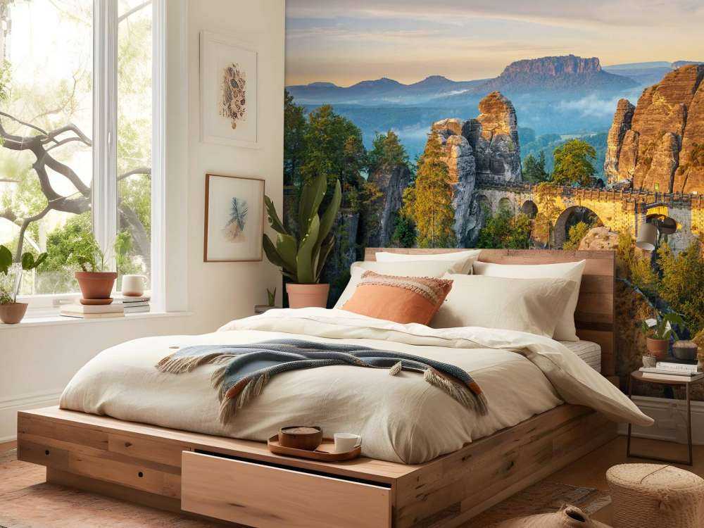 Bridge in the mountains