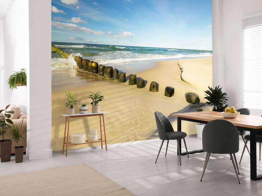 Beach at beautiful day