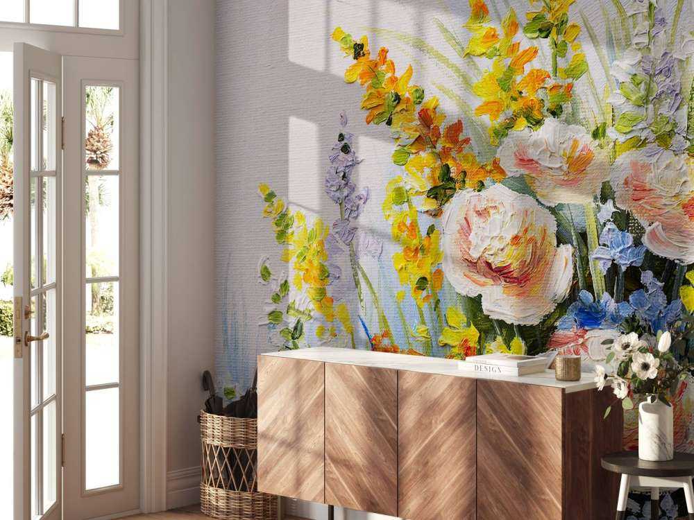 Boeket met zomerse bloemen