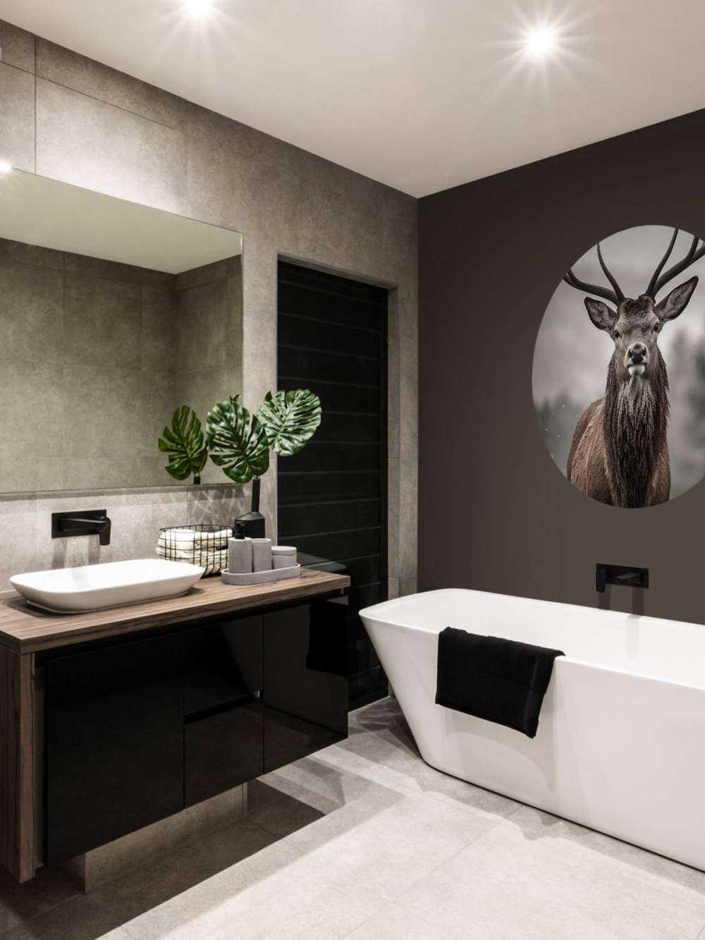 Winter King Deer Gaze