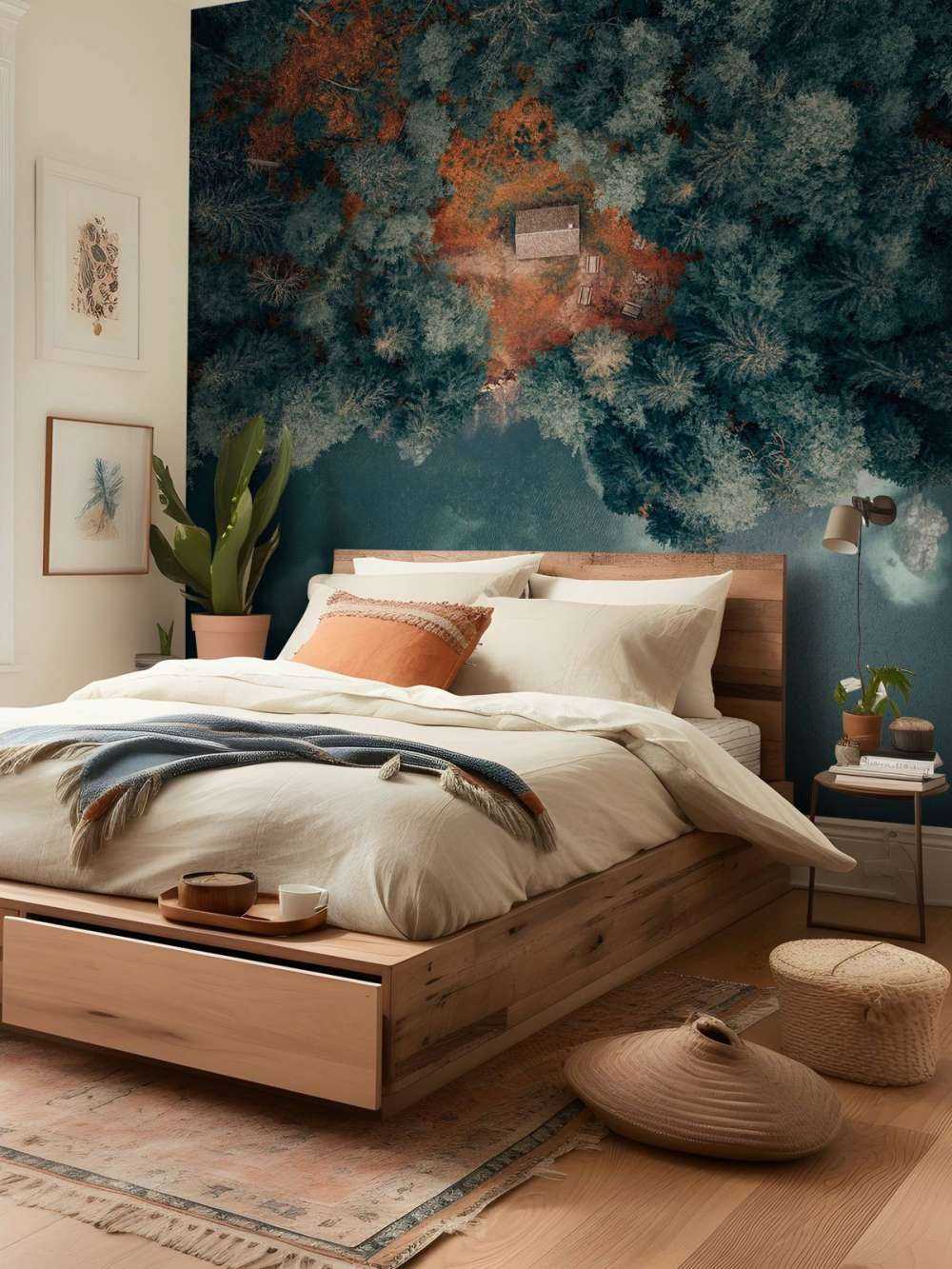 Cabin in the middle of the forest