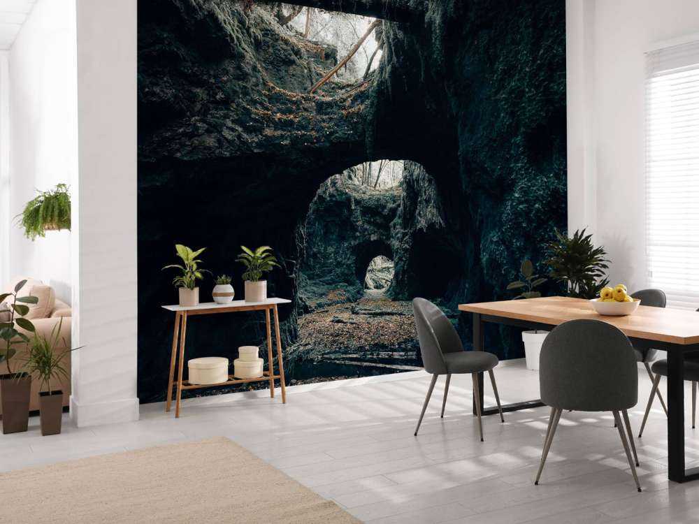 Old iron mines reclaimed by nature