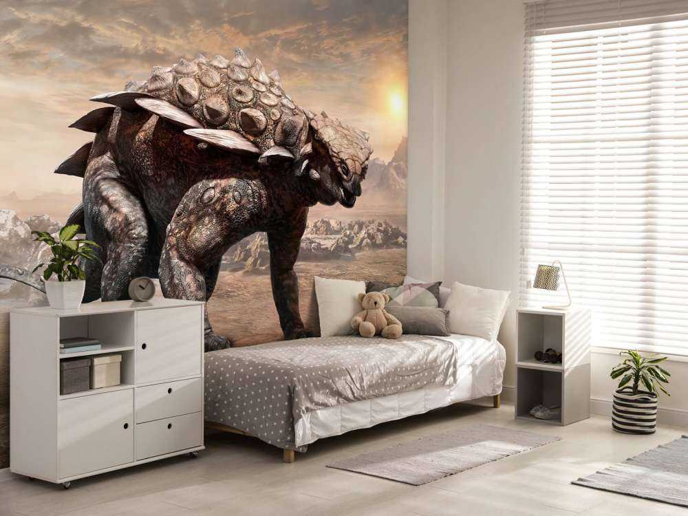 Dinosaur in a deserted area