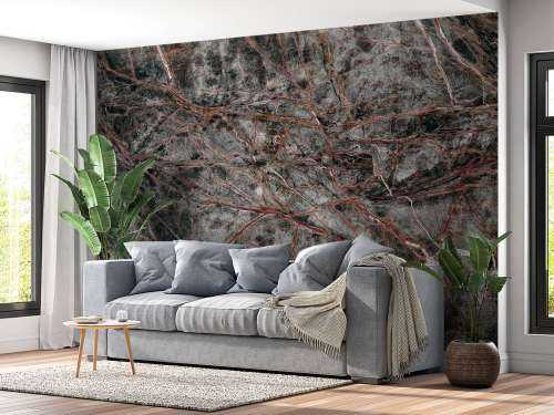 Grey marble with fine structure