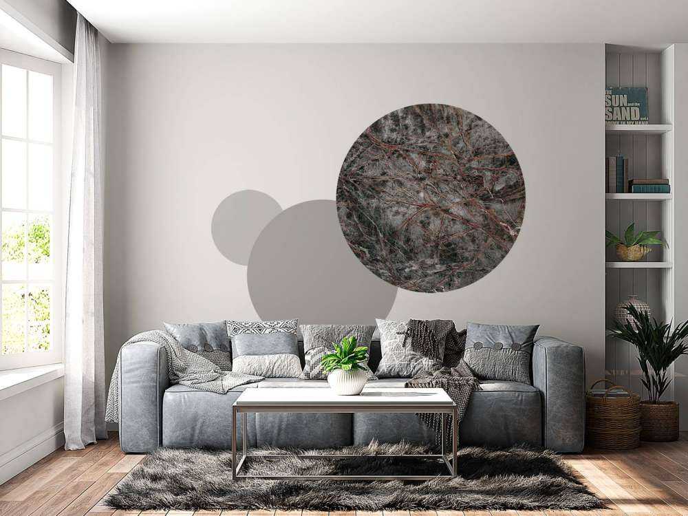 Grey marble with fine structure