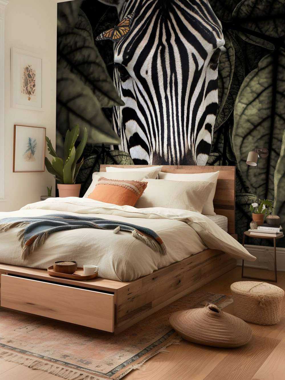 Jungle Zebra Portrait