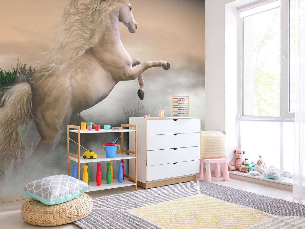 Rearing unicorn
