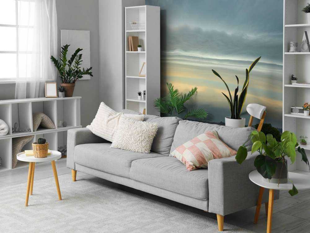 Plankwolk (Shelfcloud) boven heidegebied