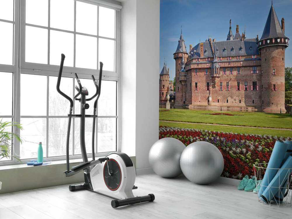 Kasteel de Haar vanaf de zijkant