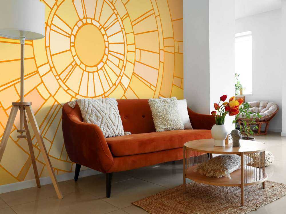 Sunbeams mosaic
