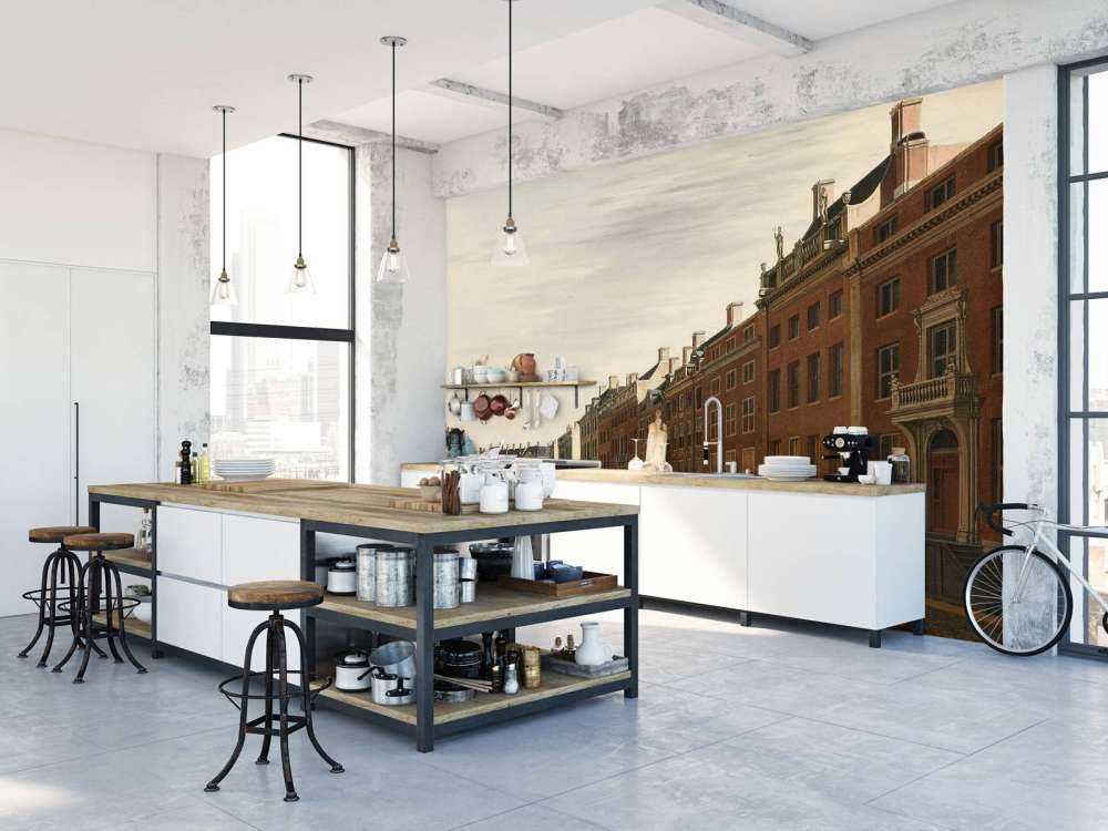 De Gouden Bocht in de Herengracht in Amsterdam vanuit het westen