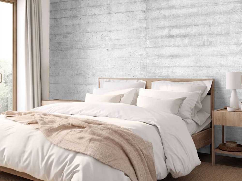 Lichtgrijs betonnen platen