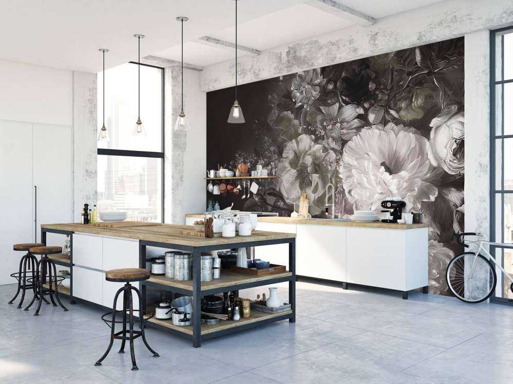 Bouquet with lilac green